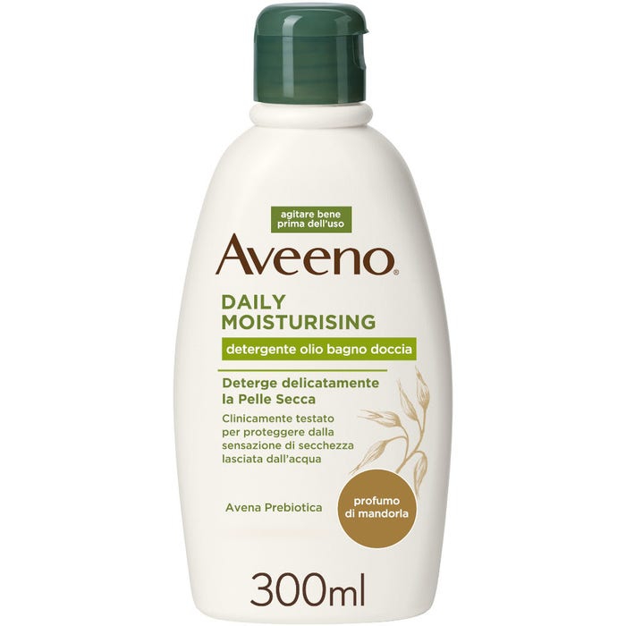 Aveeno Daily Moisturising Olio Detergente per Pelle Secca 300 ml