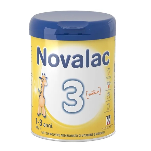 Novalac 3 Latte In Polvere Di Crescita Per Bambini da 1 a 3 Anni 800 g