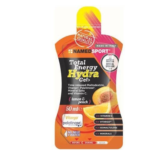 Named Sport Total Energy Hydra Gel Lemon&Pesca Integratore Energetico 50 ml