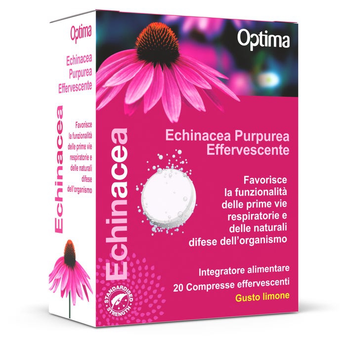 Optima Echinacea Purpurea Effervescente Integratore Benessere Vie Respiratorie 2