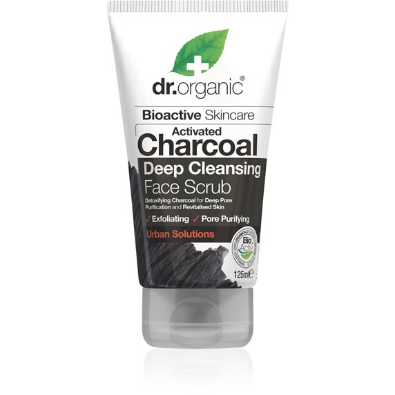 Dr. Organic Charcoal Scrub Viso Purificante al Carbone Attivo 125 ml