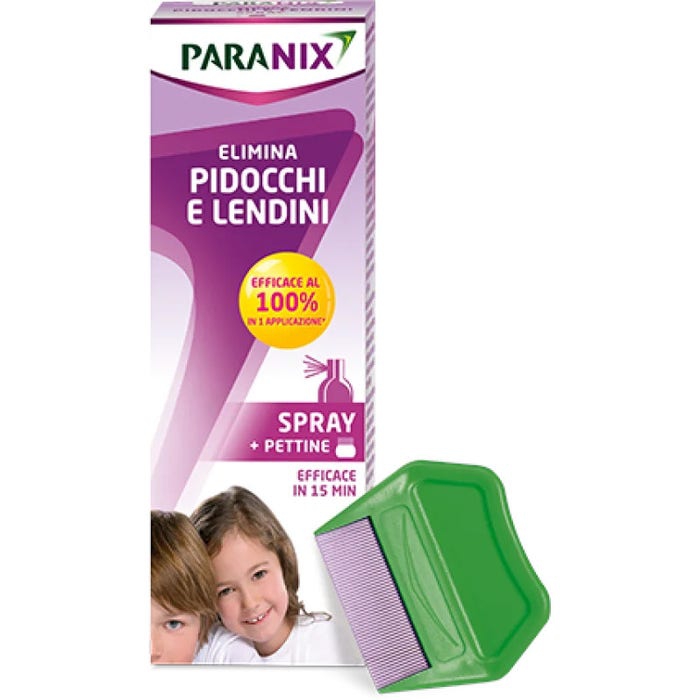 Paranix Spray Trattamento Antipediculosi 100ml + Pettine