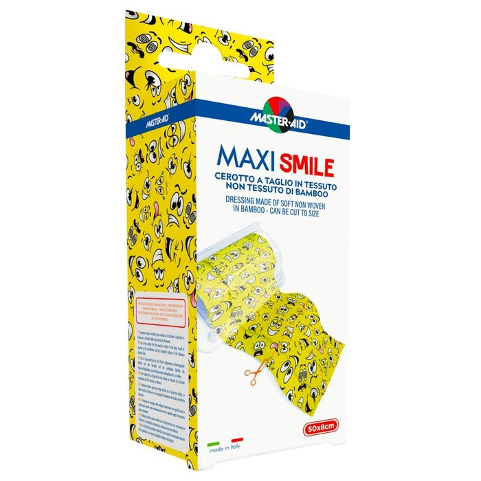 M-Aid Cerotto A Taglio Maxi Smile 50x8cm