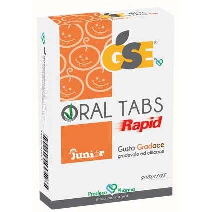 Gse Oral Tabs Rapid Junior Per Il Benessere della Gola 12 Compresse