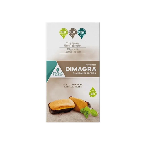 Dimagra Plumcake Proteici Vaniglia 140g