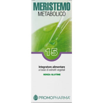 Meristemo 15 Metabolico Integratore Drenaggio del Metabolismo 100 ml