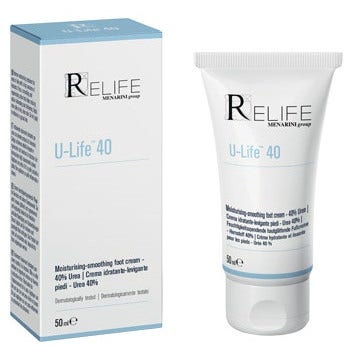 Relife U-life 40 Crema Idratante Per Piedi 50 ml