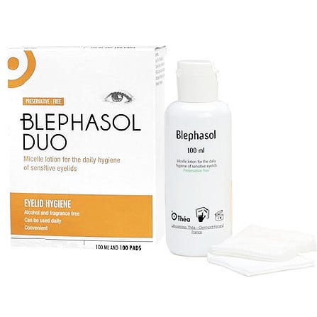Blephasol Duo Detergente Palpebre 100 ml   100 Garze