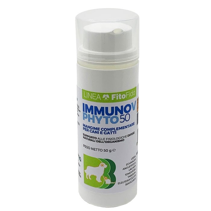 Immunov Phyto 50 Mangime Complementare Per Cani E Gatti 50g