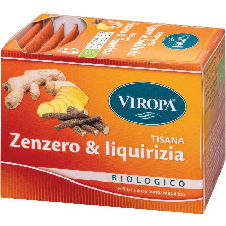 Viropa Tisana Zenzero E Liquirizia Bio 15 Filtri