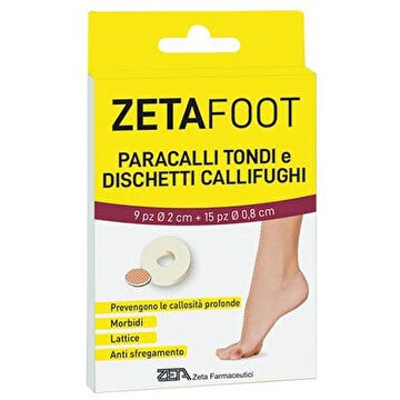 Zeta Foot Paracallo Tondo 9 Pezzi + Dischetto Callifugo 15 Pezzi