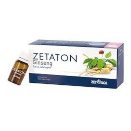 Zetaton Ginseng Integratore Tonico Adattogeno 12 Fiale da 10 ml