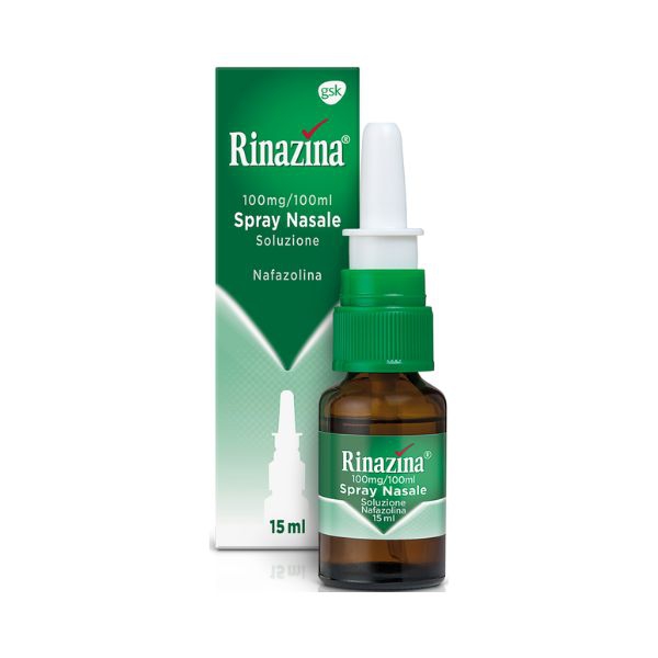 Rinazina 100 Mg 100 Ml Spray Nasale Soluzione Flacone 15 Ml
