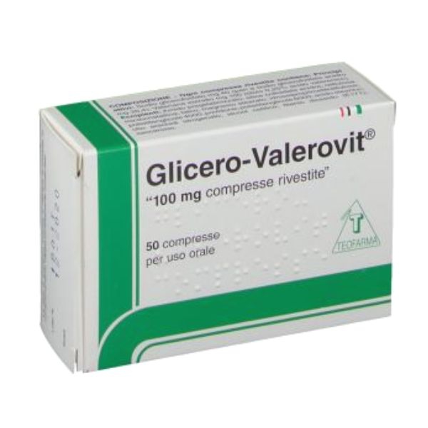 Glicerovalerovit 100 Mg Compressa Rivestita Blister 50 Compresse Rivestite