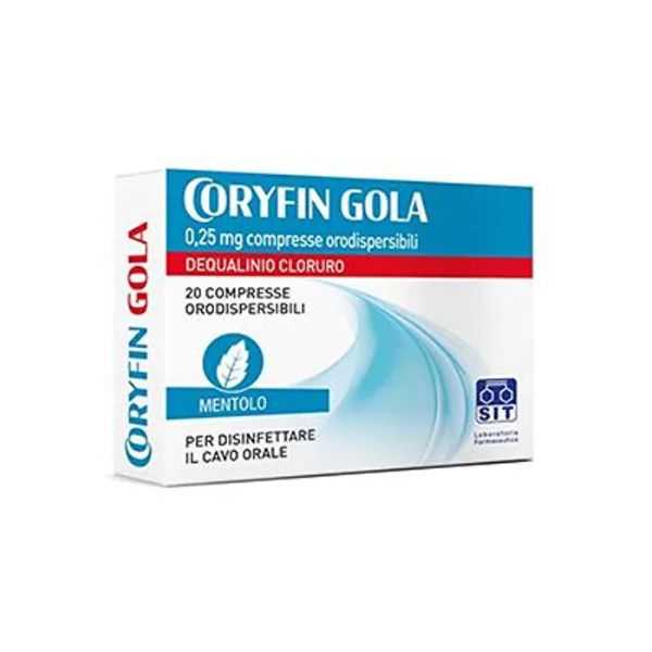 Coryfin Gola 0 25 Mg Compresse Orodispersibili 20 Compresse