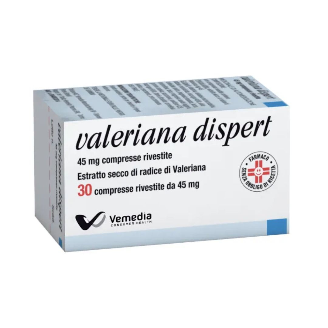 Valeriana Dispert 45 Mg Compresse Rivestite 30 Compresse
