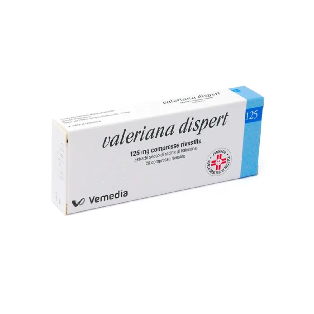 Valeriana Dispert 125 Mg Compresse Rivestite 20 Compresse