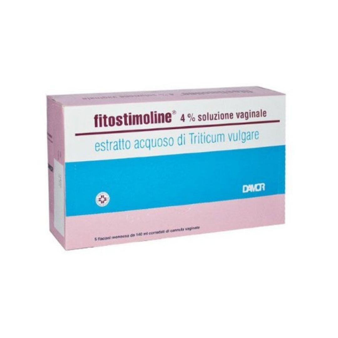 Fitostimoline 4 G Soluzione Vaginale 5 Flaconi Da 140 Ml