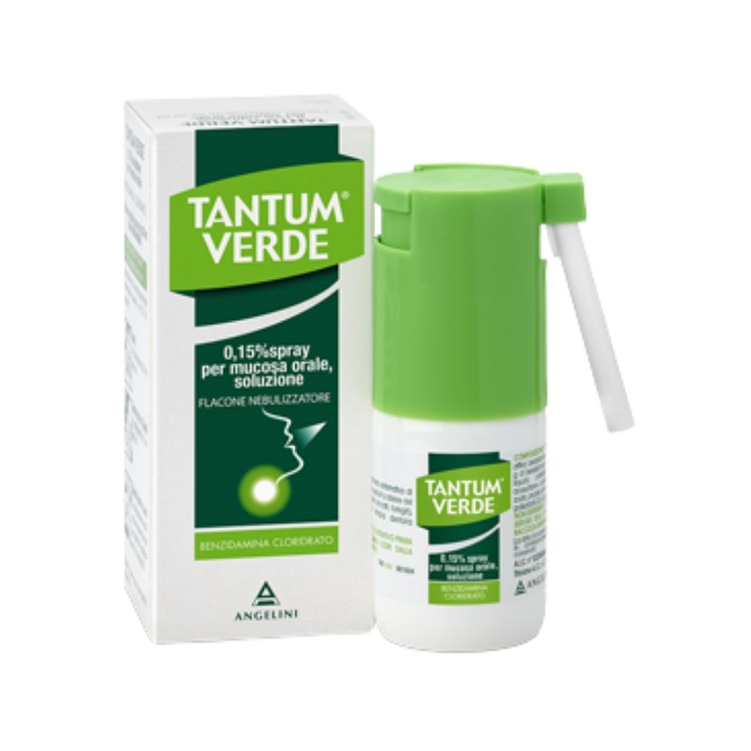 Tantum Verde 0 15% Soluzione Per Mucosa Orale Flacone Nebulizzatore 30 Ml