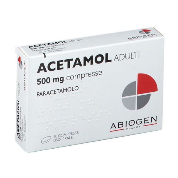 Acetamol Adulti 500 Mg Compresse 20 Compresse