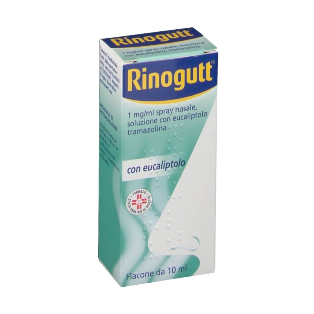 Rinogutt 1 Mg Ml Spray Nasale  Soluzione Con Eucaliptolo  Flacone Da 10 Ml