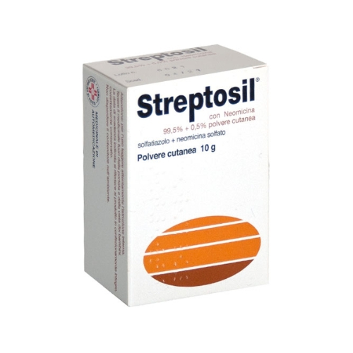 Streptosil Neomicina 99 5%   0 5% Polvere Cutanea 10 G In Flacone Pe