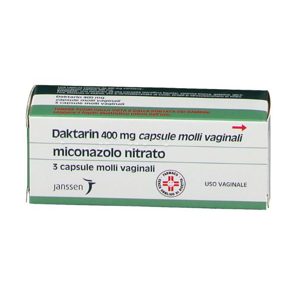 Daktarin 400 Mg Capsule Molli Vaginali 3 Capsule