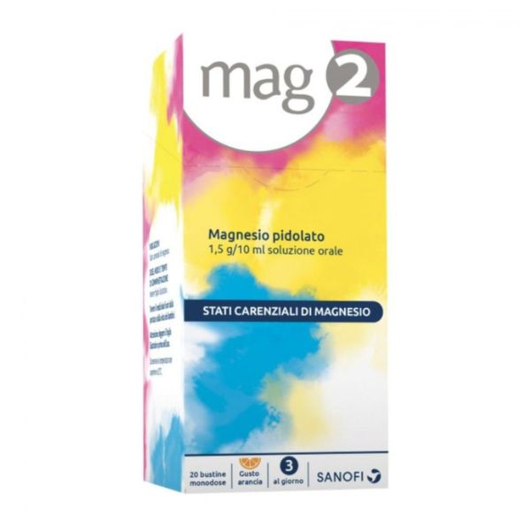 Mag 2 1,5 G/10 Ml Soluzione Orale  20 Bustine Monodose In Pet/Al/Pe Da 10 Ml