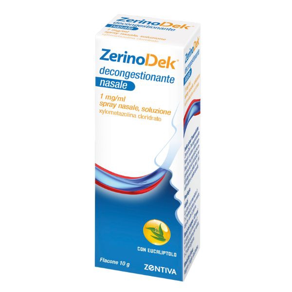Zerinodek Decong 0,1% Spray Nasale, Soluzione Flacone 10 G
