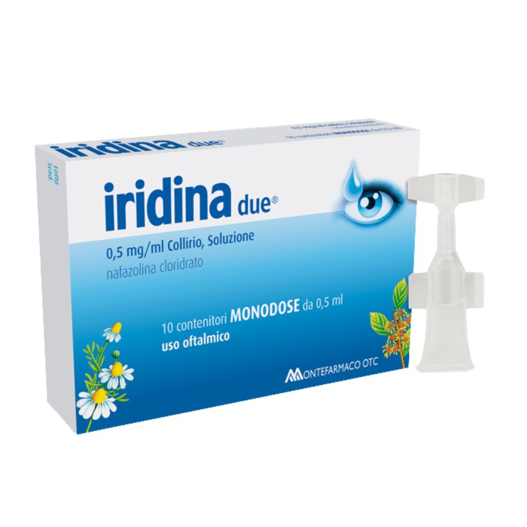 Iridina Due 0,05% Collirio, Soluzione 10 Contenitori Monodose Da 0,5 Ml