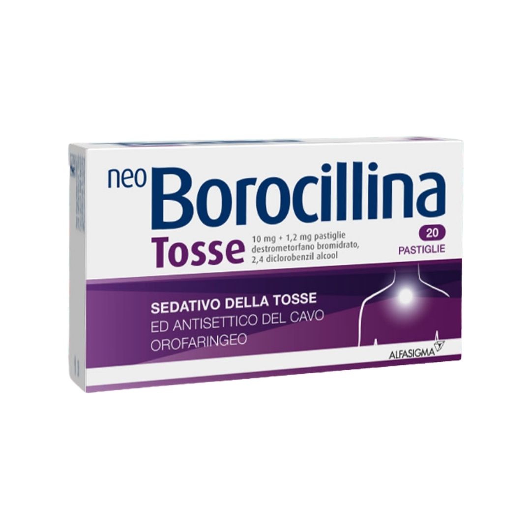 Neoborocillina Tosse 10 Mg + 1,2 Mg Pastiglie 20 Pastiglie In Blister Pvc-Pe-Pvdc/Al