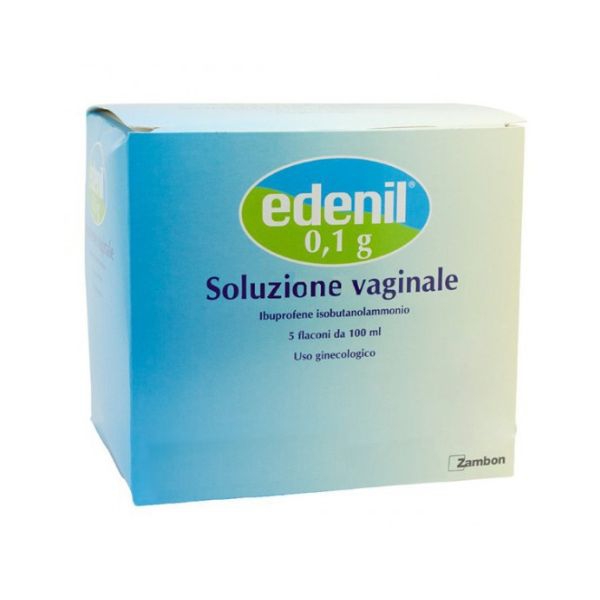 Edenil 0 1 G Soluzione Vaginale  5 Flaconi Di Soluzione Da 100 Ml