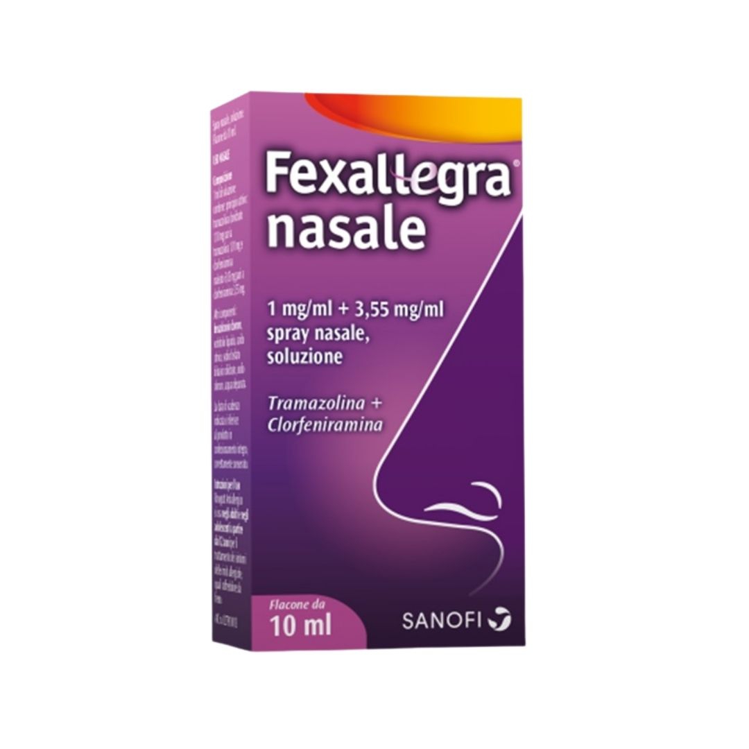 Fexallegra Nasale 1 Mg/Ml + 3,55 Mg/Ml Spray Nasale, Soluzione 1 Flacone Da 10 Ml