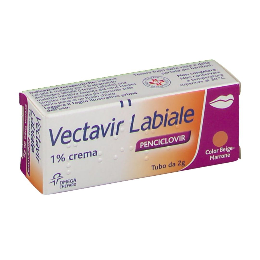 Vectavir Labiale 1% Crema Tubo 2 G