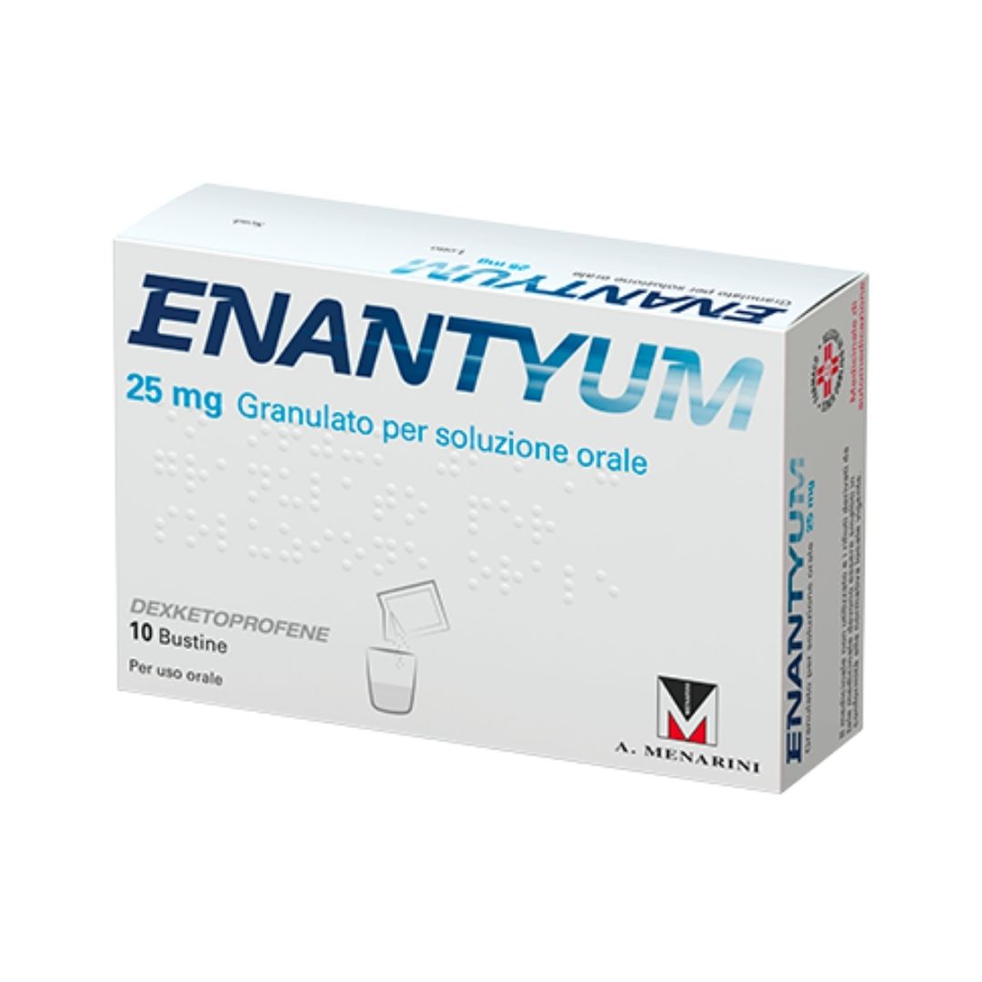 Enantyum 25 Mg Granulato Per Soluzione Orale 10 Bustine Al Pe Monodose