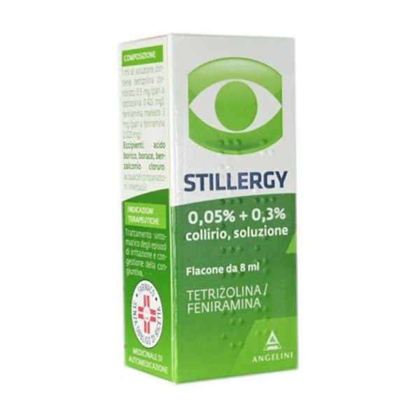 Stillergy 0,05% + 0,3% Collirio, Soluzione Flacone 8 Ml