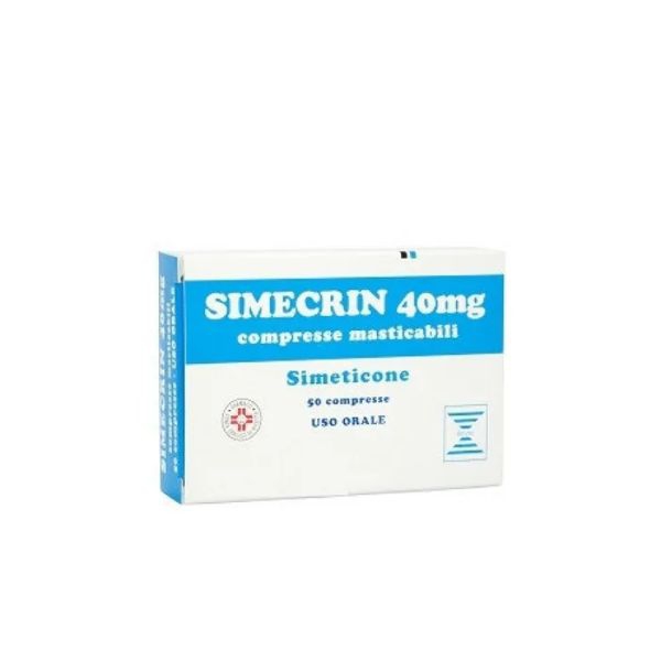 Simecrin 40 Mg Compresse Masticabili 50 Compresse
