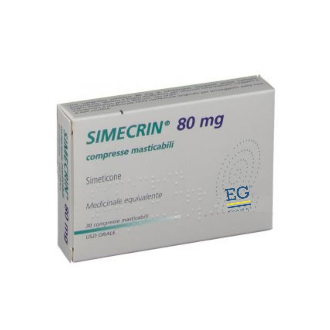 Simecrin 80 Mg Compresse Masticabili 30 Compresse