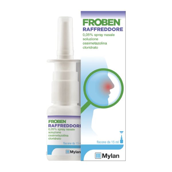 Froben Raffreddore 0,05% Spray Nasale, Soluzione Flacone Da 15 Ml