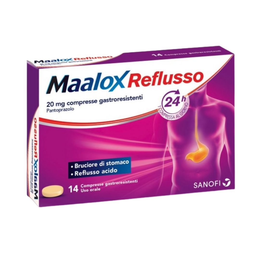 Maalox Reflusso 20 Mg Compresse Gastroresistenti 14 Compresse In Blister Opa Alu Pvc Al