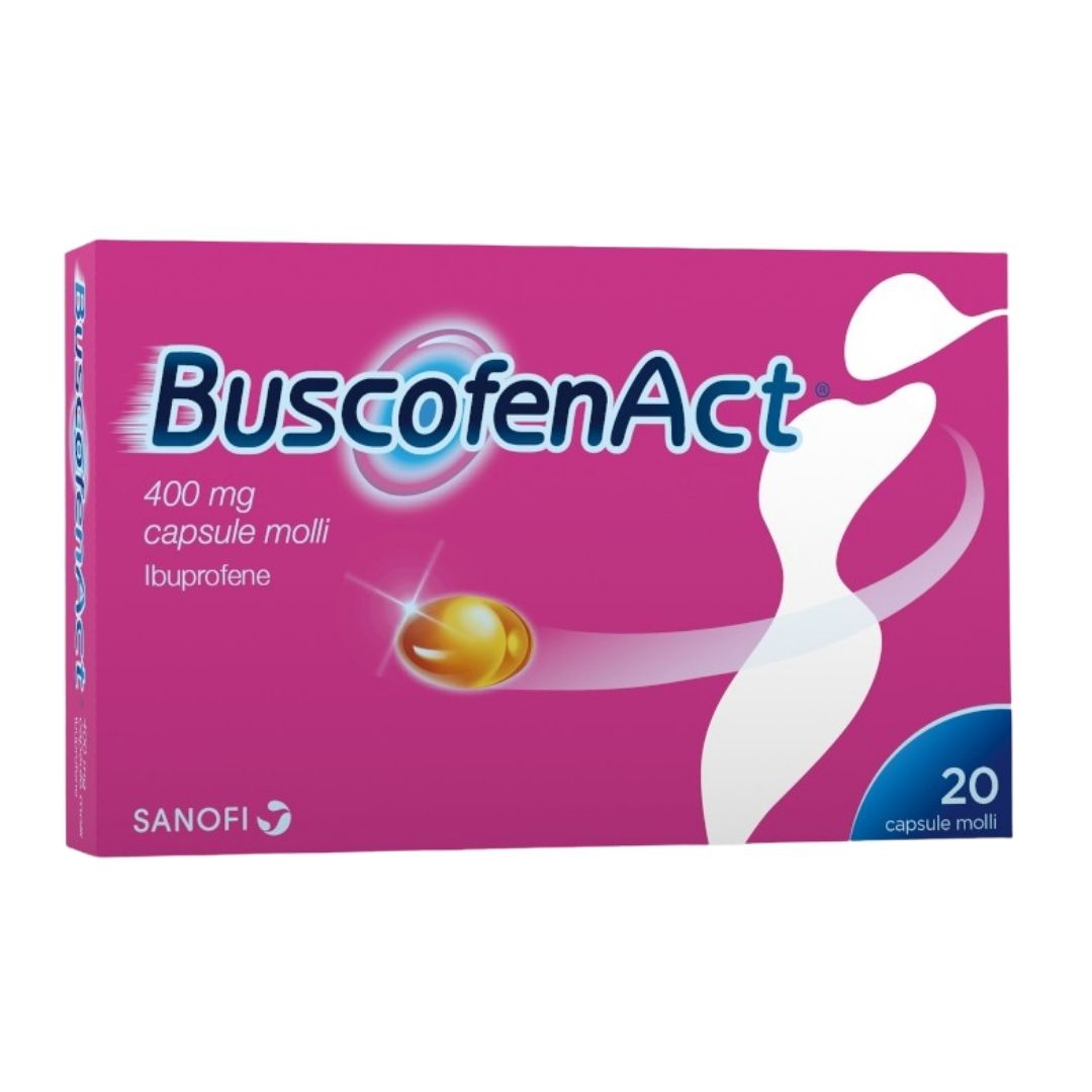Buscofenact 400 Mg Capsule Molli  20 Capsule In Blister Pvc Pe Pvdc Al