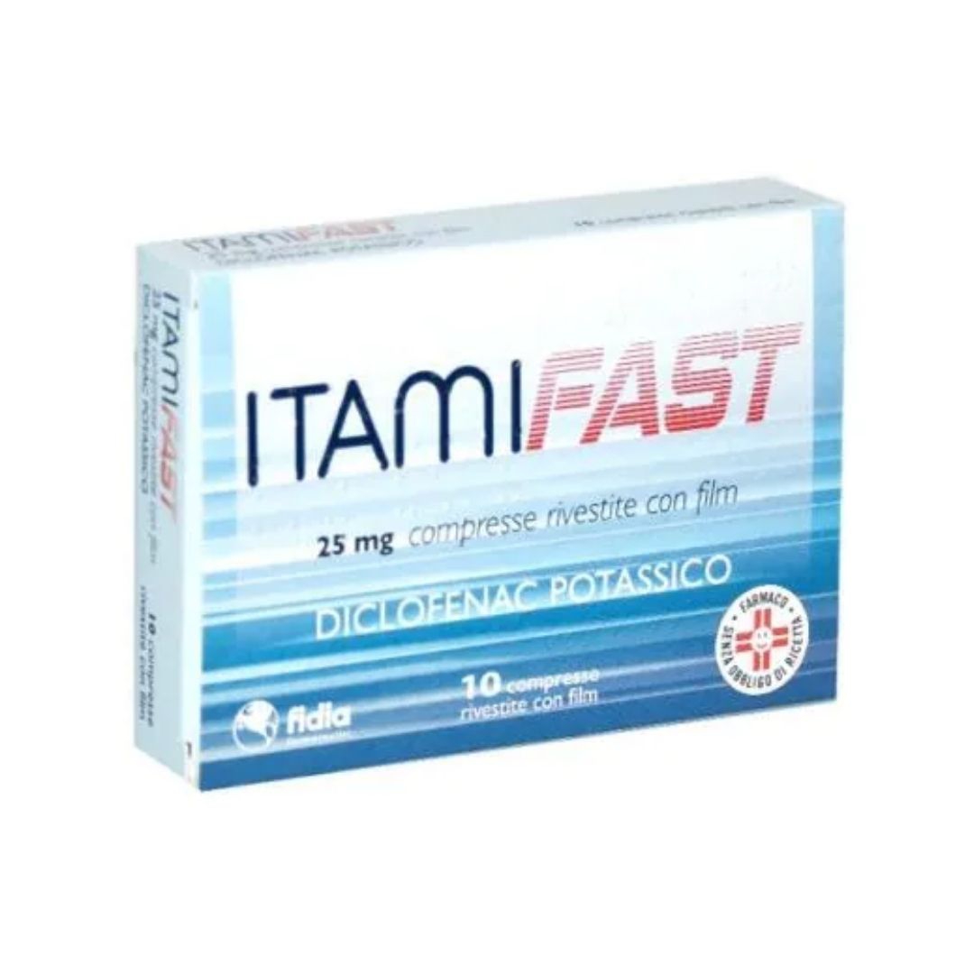 Itamifast 25 Mg Compresse Rivestite Con Film 10 Compresse In Blister Pa/Pvc/Al