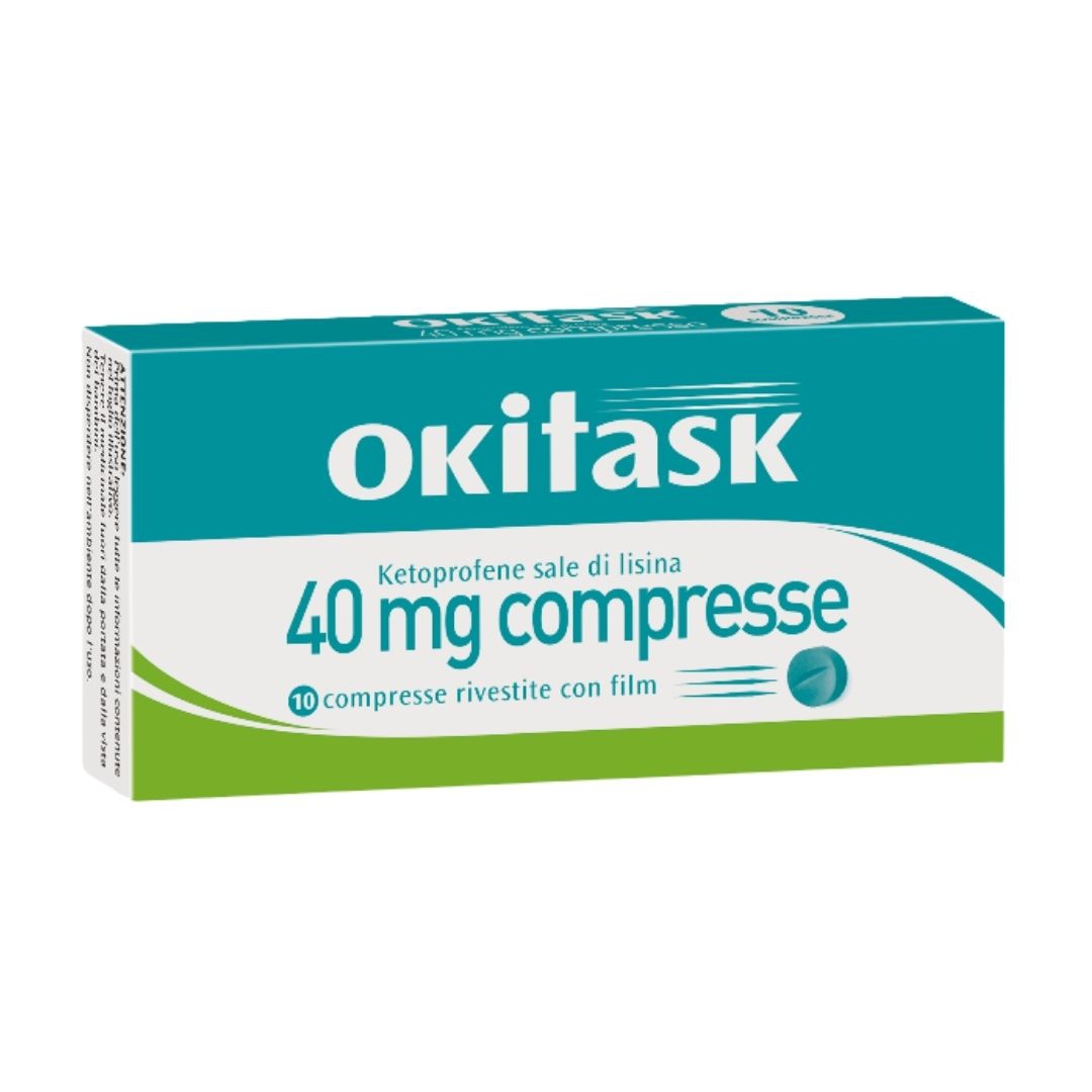 Okitask 40 Mg Compressa Rivestita Con Film  10 Compresse In Blister Al Al