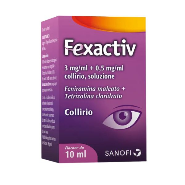 Fexactiv 3 Mg/Ml + 0,5 Mg/Ml Collirio, Soluzione  1 Flacone Ldpe Da 10 Ml
