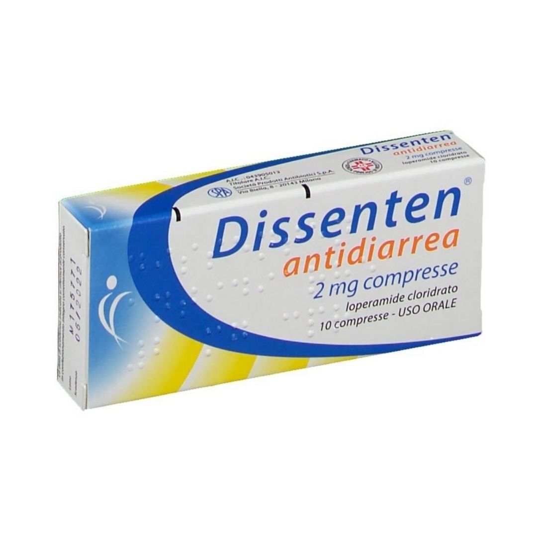 Dissenten Antidiarrea 2 Mg Compresse 10 Compresse In Blister Pvc/Al