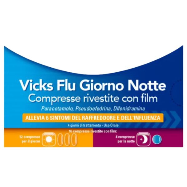 Vicks Flu Giorno Notte 12+4Cpr 