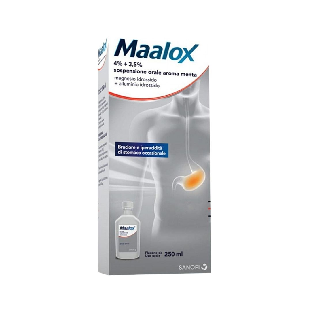 Maalox Os Sosp 250Ml 4%+3,5% 