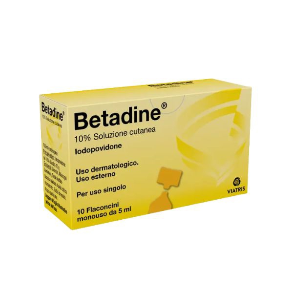 Betadine Sol Cut 10Fl 5Ml 10% 
