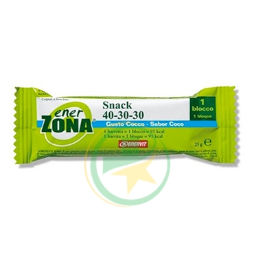 EnerZona Linea Alimentazione Dieta a ZONA Barretta Cocco 40-30-30