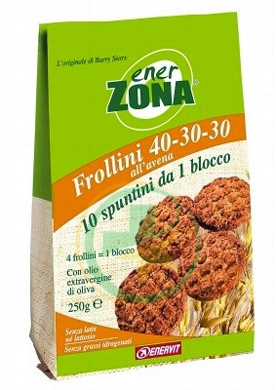 EnerZona Linea Alimentazione Dieta a ZONA Frollini Avena 40-30-30